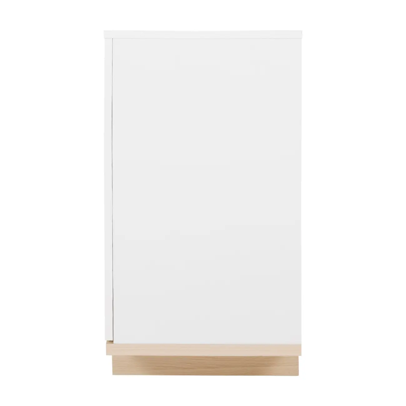 BUFFET 2 PORTAS 90 CM X 39 CM STAND - BRANCO/NATURAL WASHED - Foto 5