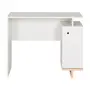 ESCRIVANINHA 1 PORTA 90 CM X 40 CM STAND - BRANCO/NATURAL WASHED - Foto 1