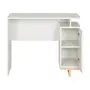 ESCRIVANINHA 1 PORTA 90 CM X 40 CM STAND - BRANCO/NATURAL WASHED - Foto 2