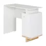 ESCRIVANINHA 1 PORTA 90 CM X 40 CM STAND - BRANCO/NATURAL WASHED - Foto 3