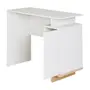 ESCRIVANINHA 1 PORTA 90 CM X 40 CM STAND - BRANCO/NATURAL WASHED - Foto 4