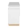 ESCRIVANINHA 1 PORTA 90 CM X 40 CM STAND - BRANCO/NATURAL WASHED - Foto 5