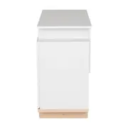 ESCRIVANINHA 1 PORTA 90 CM X 40 CM STAND - BRANCO/NATURAL WASHED - Foto 5