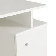 ESCRIVANINHA 1 PORTA 90 CM X 40 CM STAND - BRANCO/NATURAL WASHED - Foto 7