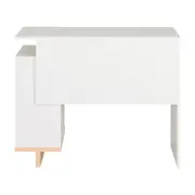 ESCRIVANINHA 1 PORTA 90 CM X 40 CM STAND - BRANCO/NATURAL WASHED - Foto 10