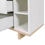 CÔMODA 3 GAVETAS 80 CM X 39 CM STAND - BRANCO/NATURAL WASHED - Foto 6
