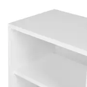 MESA LATERAL 25 CM X 60 CM STAND - BRANCO/NATURAL WASHED - Foto 6