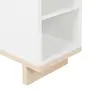 MESA LATERAL 25 CM X 60 CM STAND - BRANCO/NATURAL WASHED - Foto 7