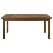 MESA 1,65 M X 90 CM CRATES - ENCERADO CASTANHO - Foto 1