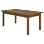 MESA 1,65 M X 90 CM CRATES - ENCERADO CASTANHO - Foto 2