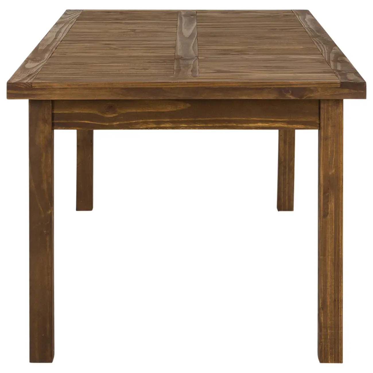 MESA 1,65 M X 90 CM CRATES - ENCERADO CASTANHO - Foto 3