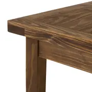 MESA 1,65 M X 90 CM CRATES - ENCERADO CASTANHO - Foto 5