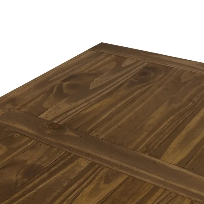 MESA 1,65 M X 90 CM CRATES - ENCERADO CASTANHO - Foto 6