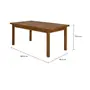 MESA 1,65 M X 90 CM CRATES - ENCERADO CASTANHO - Foto 8