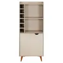 BEGE/NOZES - BAR 1 PORTA 61 CM X 1,50 M LIN