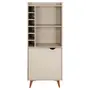 BEGE/NOZES - BAR 1 PORTA 61 CM X 1,50 M LIN