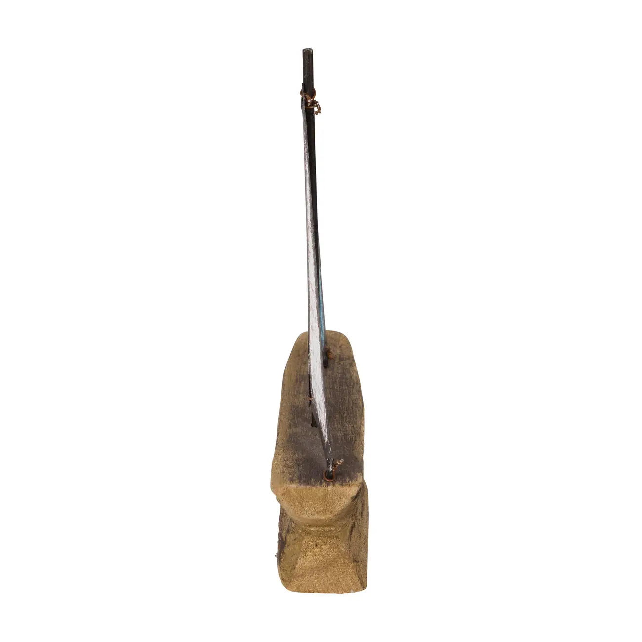 ADORNO MESA BARCO 16 CM BAÍA - PAULOWNIA/AZUL CLARO - Foto 3