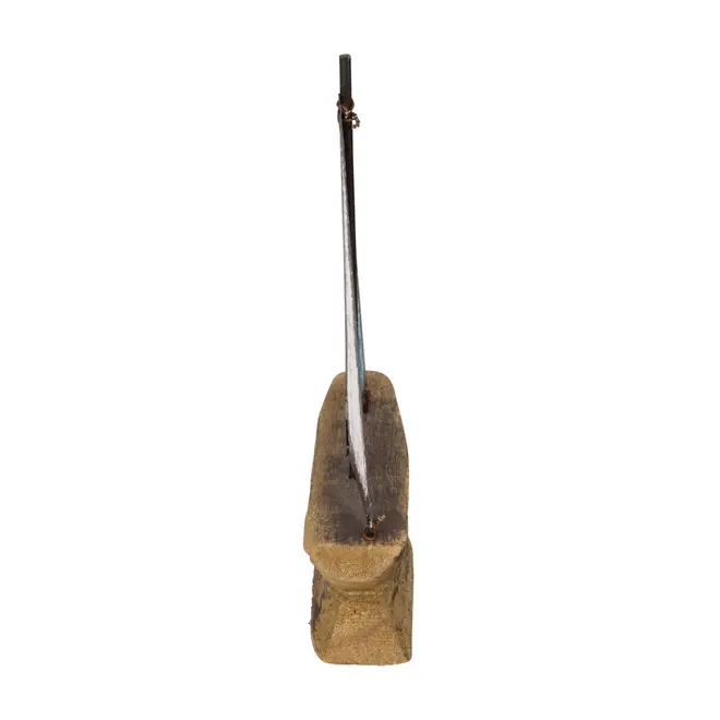 ADORNO MESA BARCO 16 CM BAÍA - PAULOWNIA/AZUL CLARO - Foto 3