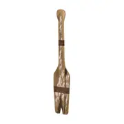 ADORNO DE PAREDE 71 CM BAÍA REMO - BRANCO/PAULOWNIA - Foto 2