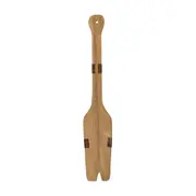 ADORNO DE PAREDE 71 CM BAÍA REMO - BRANCO/PAULOWNIA - Foto 3
