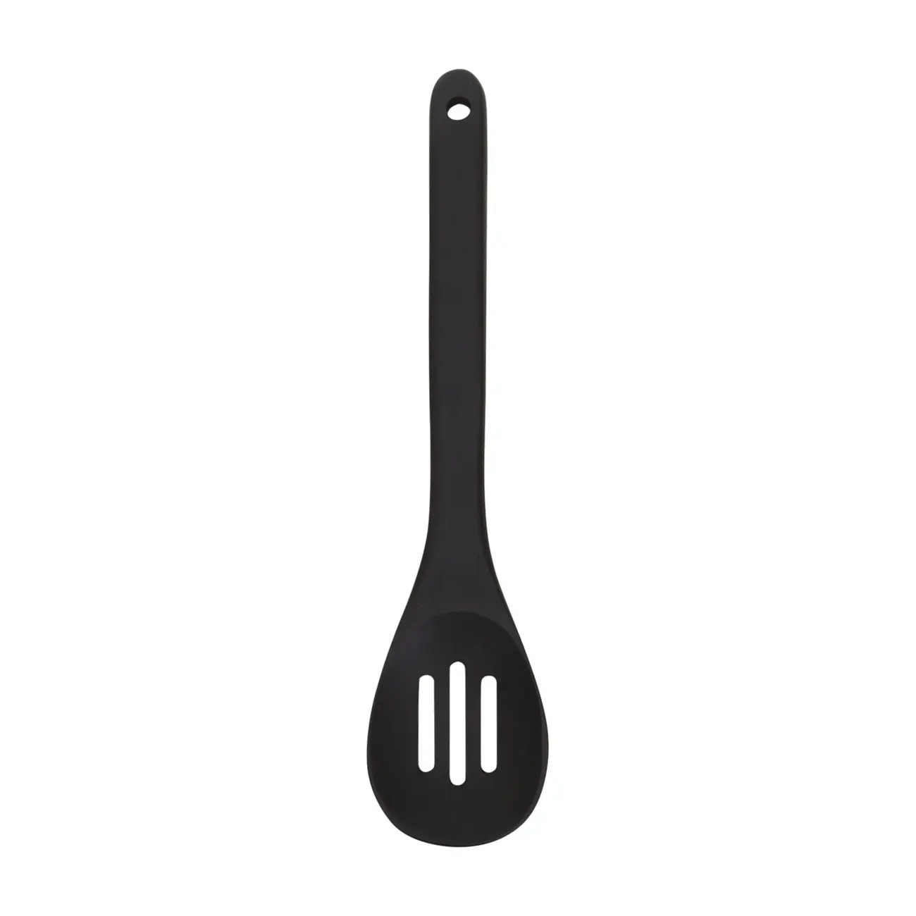 COLHER VAZADA 30 CM EBONY - PRETO - Foto 1