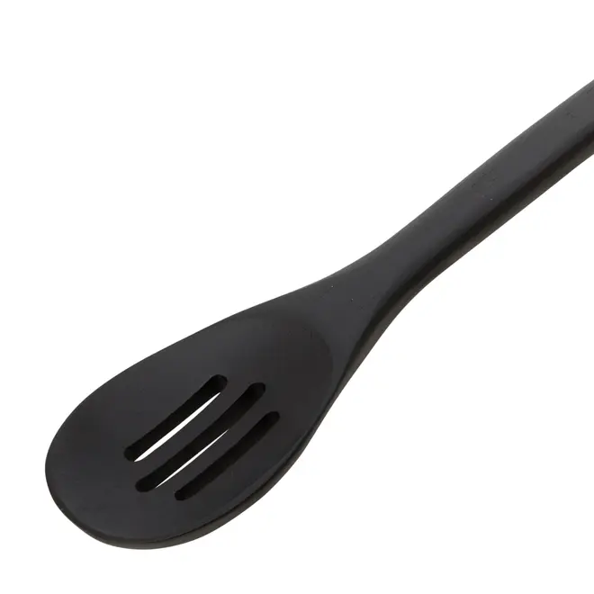 COLHER VAZADA 30 CM EBONY - PRETO - Foto 3