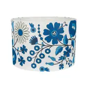 CÚPULA H FOLKSY BLOOM 25 CM X 35 CM - BRANCO/AZUL - Foto 1