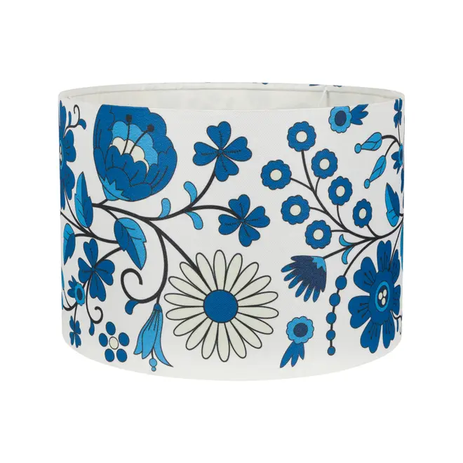 CÚPULA H FOLKSY BLOOM 25 CM X 35 CM - BRANCO/AZUL - Foto 2