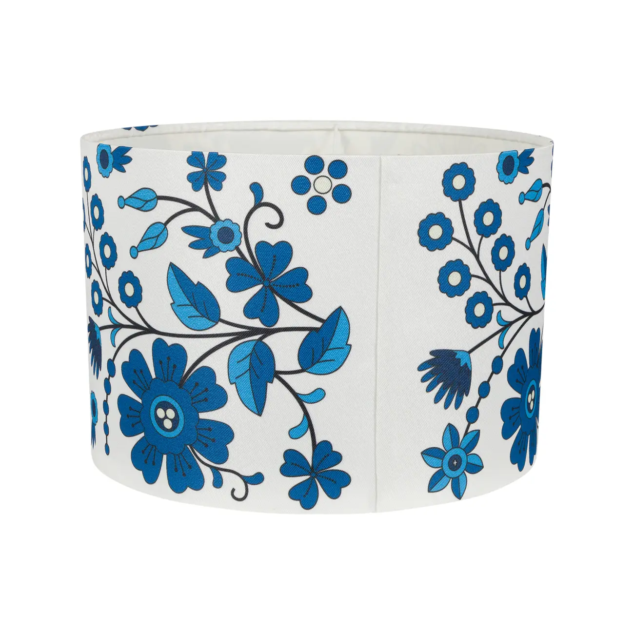 CÚPULA H FOLKSY BLOOM 25 CM X 35 CM - BRANCO/AZUL - Foto 3