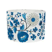 CÚPULA H FOLKSY BLOOM 25 CM X 35 CM - BRANCO/AZUL - Foto 4