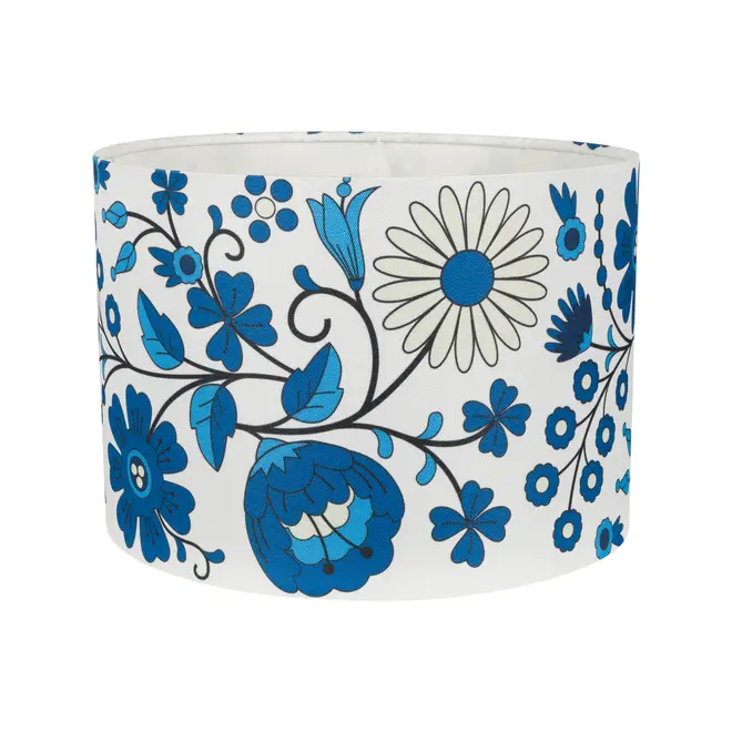 CÚPULA H FOLKSY BLOOM 25 CM X 35 CM - BRANCO/AZUL - Foto 4