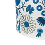 CÚPULA H FOLKSY BLOOM 25 CM X 35 CM - BRANCO/AZUL - Foto 5