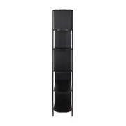 ESTANTE 1 PORTA BASCULANTE 1,04 M X 1,86 M DUNAND - PRETO/PRETO - Foto 5
