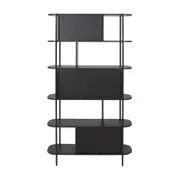 ESTANTE 1 PORTA BASCULANTE 1,04 M X 1,86 M DUNAND - PRETO/PRETO - Foto 11