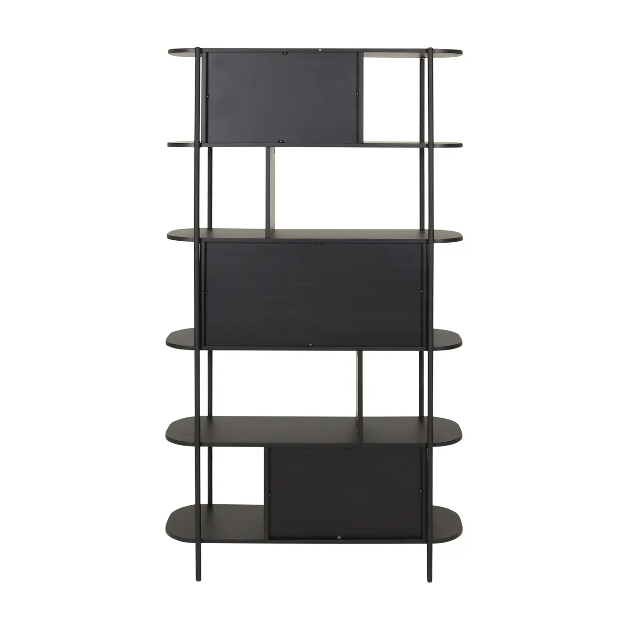 ESTANTE 1 PORTA BASCULANTE 1,04 M X 1,86 M DUNAND - PRETO/PRETO - Foto 11