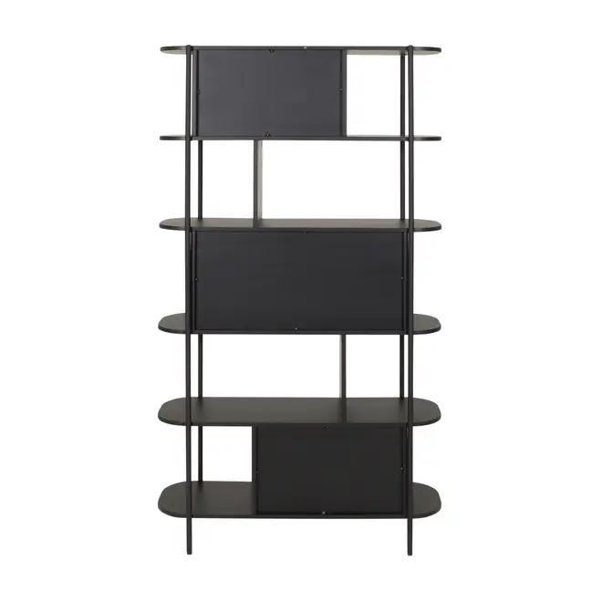 ESTANTE 1 PORTA BASCULANTE 1,04 M X 1,86 M DUNAND - PRETO/PRETO - Foto 11