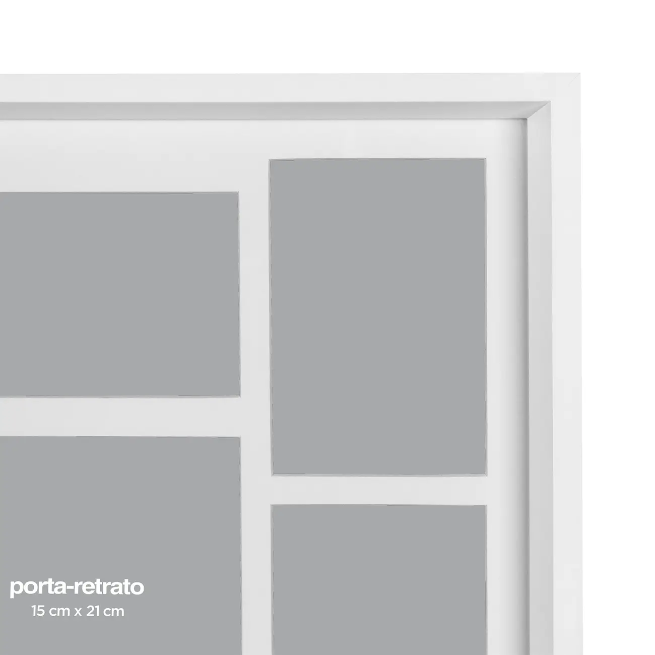 PORTA-RETRATO MÚLTIPLO PARA 9 PARTNERS - BRANCO - Foto 7