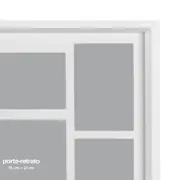 PORTA-RETRATO MÚLTIPLO PARA 9 PARTNERS - BRANCO - Foto 7