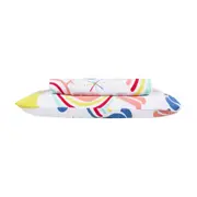 LENÇOL BERÇO 70 CM X 1,30 M COM 2 ARCA-ÍRIS - CORES CALEIDOCOLOR - Foto 1