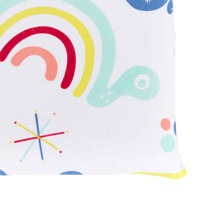 LENÇOL BERÇO 70 CM X 1,30 M COM 2 ARCA-ÍRIS - CORES CALEIDOCOLOR - Foto 3