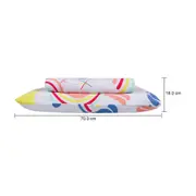 LENÇOL BERÇO 70 CM X 1,30 M COM 2 ARCA-ÍRIS - CORES CALEIDOCOLOR - Foto 7