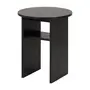 LUNE MESA LATERAL REDONDA 40 CM - PRETO - Foto 1