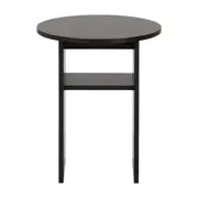LUNE MESA LATERAL REDONDA 40 CM - PRETO - Foto 2