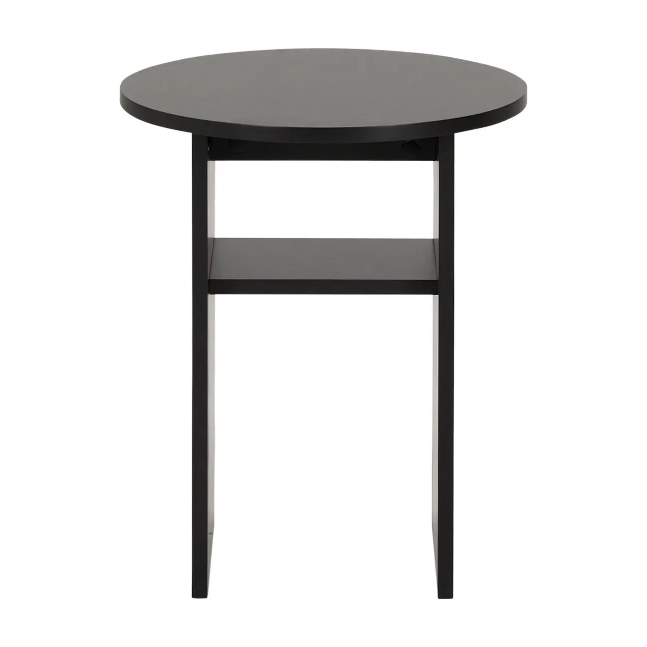 LUNE MESA LATERAL REDONDA 40 CM - PRETO - Foto 2