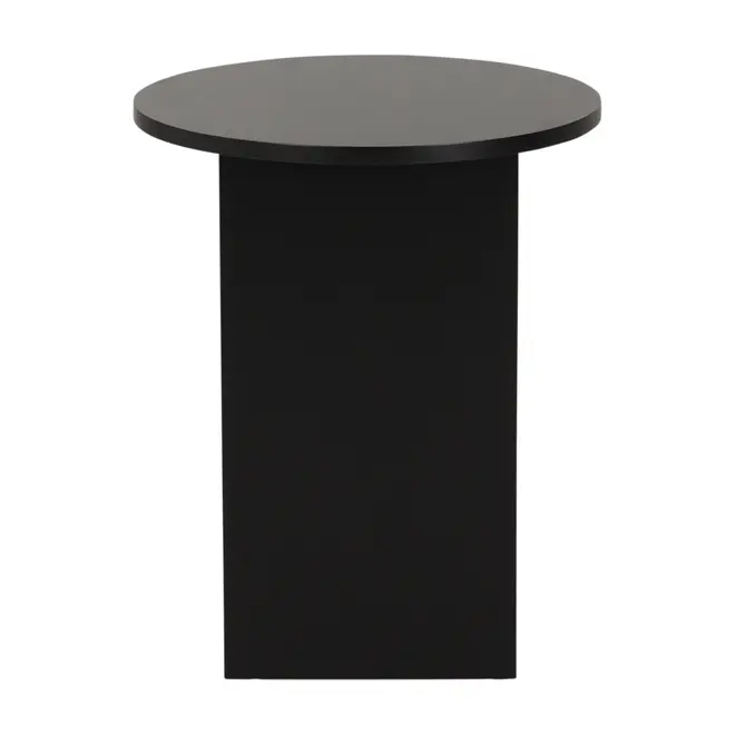 LUNE MESA LATERAL REDONDA 40 CM - PRETO - Foto 3