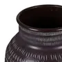 VASO DECORATIVO 26 CM SURMIC - MARROM/BRANCO - Foto 2