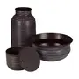 VASO DECORATIVO 24 CM SURMIC - MARROM/BRANCO - Foto 3