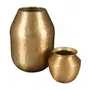 VASO 12 CM ANCESTRAL - OURO VELHO - Foto 3