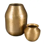 VASO 12 CM ANCESTRAL - OURO VELHO - Foto 3