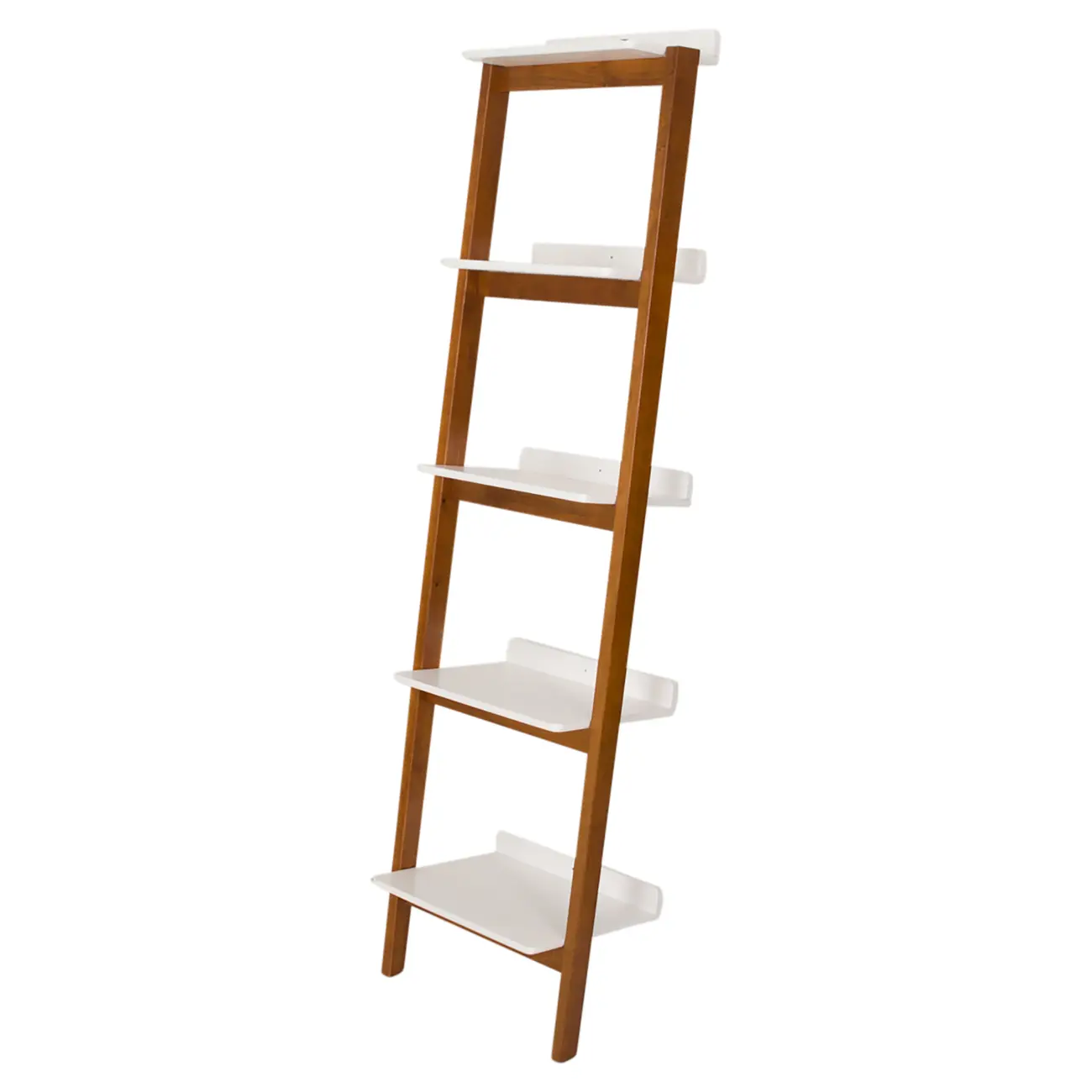 ESTANTE 48 CM X 1,85 M HANNA - NOZES/BRANCO - Foto 2